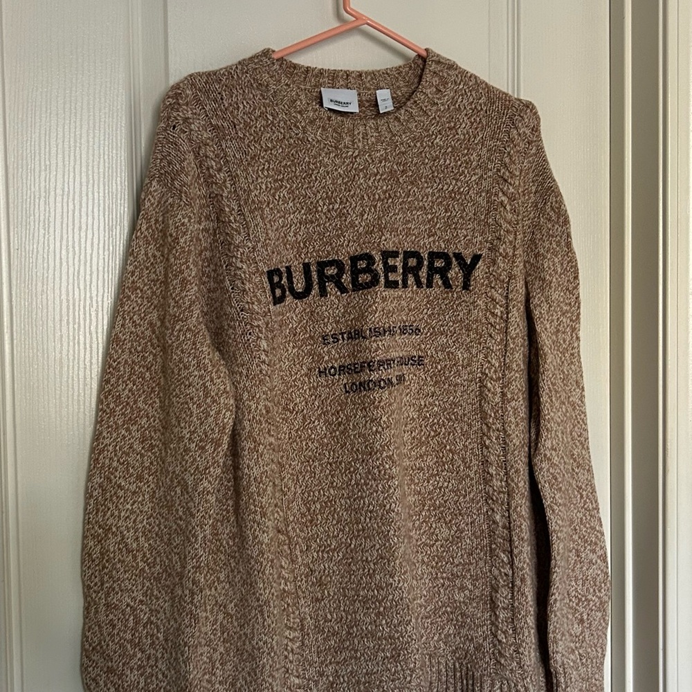 Burberry oversized wool and cotton Sweater